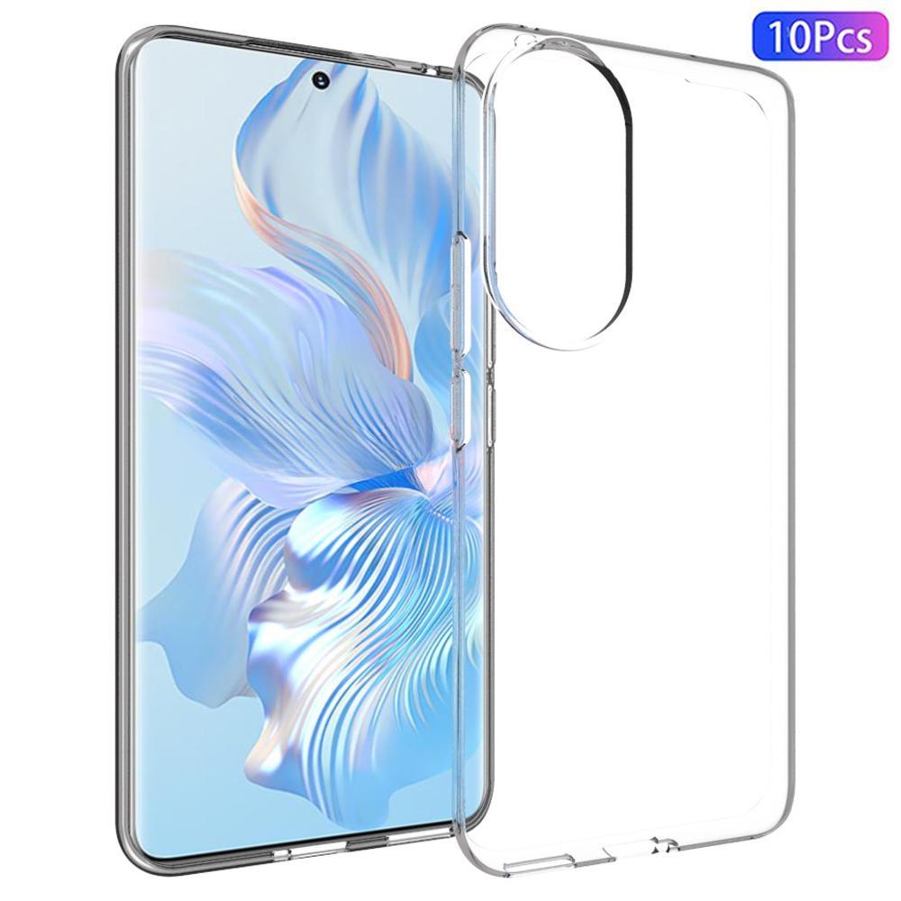 

10Pcs/Pack For Honor 90 Clear Case Watermark-Free TPU Protective Cover A