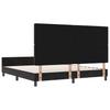 Boxspring Bed with Headboard Black 180 X 200 Cm Velvet