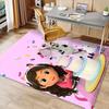 Gabby's Dollhouse2 Printed Absorbent Washable Carpet, Non-Slip Bathroom Mats, Kitchen Rugs, Yoga Mat,Living Room Entrance, Camping Picnic Rugs