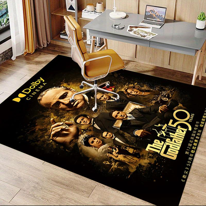 1pc Dolby Cinema The Godfather 50th Anniversary Carpet Anti Slip Polyester Floor Mat for office,Bedroom