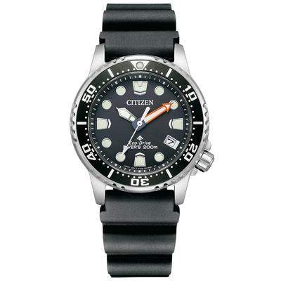 [CITIZEN] Promaster Photovoltaik Eco-Drive Diver 200 m wasserdicht schwarz Jungen Größe Herren EO2020-08E