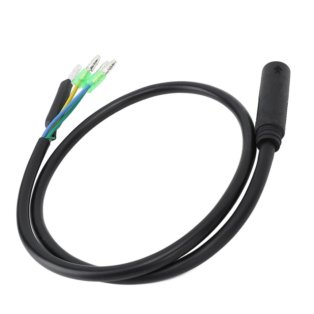 Electric Bike Motor Extension Cable M6 Female 9 Pin Waterproof Extension Cable for Front Rear Hub Motor Conversion Kit 66cm