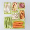 CHAHUA Food Grade Green Microwavable Storage Containers - 3 Pack