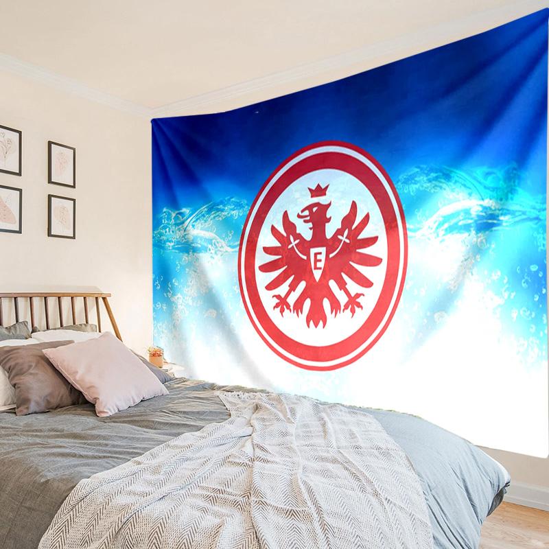 Eintracht FC Crest Tapestry, Unique Design Tapestry, Wall Decor for Bedroom,Livingroom, Playroom,Heartwarming Fan Holiday Gifts