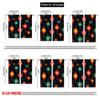2pcs,2D Plane Printing Pattern Curtains Chinese Lanterns Seamless (3) Versatile Fabric (without Rod) Outdoor Decorations Ldeal