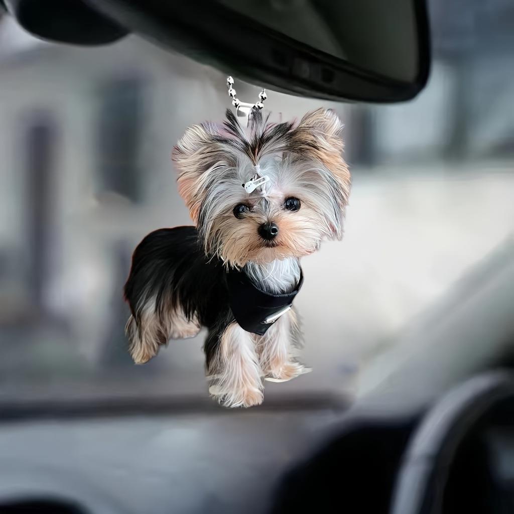 Oglindă retrovizoare pentru mașină, 3d, pisică suspendată, ornamente în formă de animal, accesorii pentru rucsac, împodobiri creative, decor decorativ pentru mașină