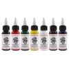 Oulan Tattoo Equipment White Dragon 7-Color Tattoo Ink Set - 30ml Pigment for Practice & Tattoo Tools
