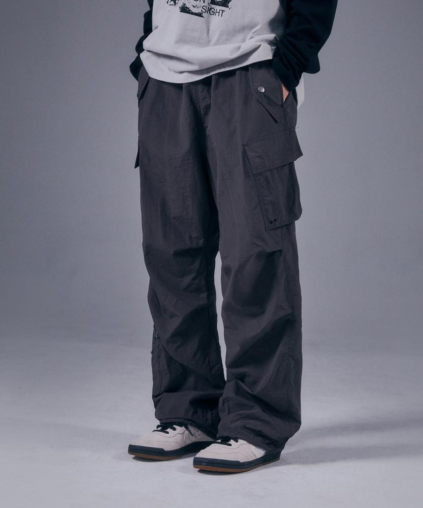 VISION STREETWEAR Vsw Parachute Cargo Pants Charcoal
