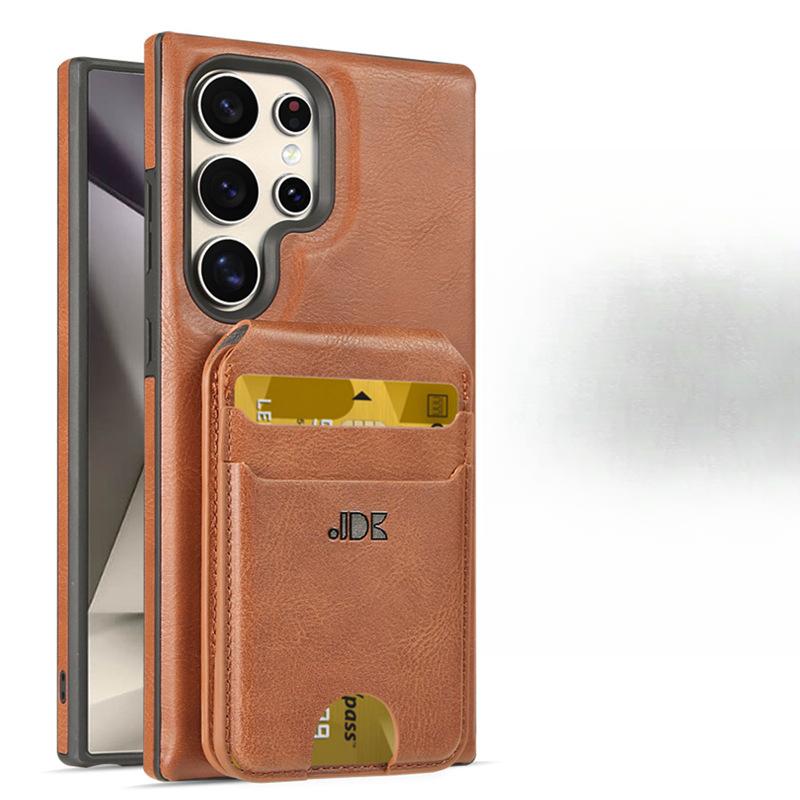 Suitable for Samsung S24 Ultra Mobile Phone Case Magnetic Card Bag Business Galaxy Full Package S23plus Anti-fall 24+ Set