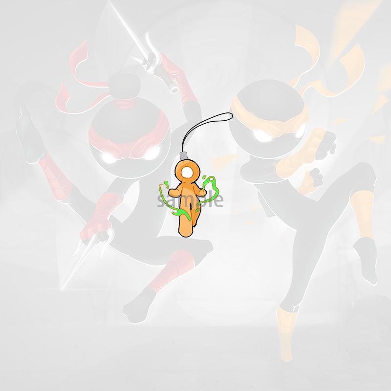 Přívěsek Chai Stickman: Fanouškovský mobilní přívěsek Alan Becker pro studenty