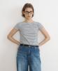 LUCIR ZU Stripe Baby Tee (Cream)
