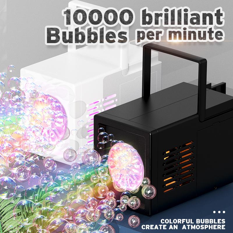 10 Hole Stage Outdoor Bubble Blowing Toy Kindergarten Handheld Small Double Hole Bubble Machine Without Battery And Bubble Water