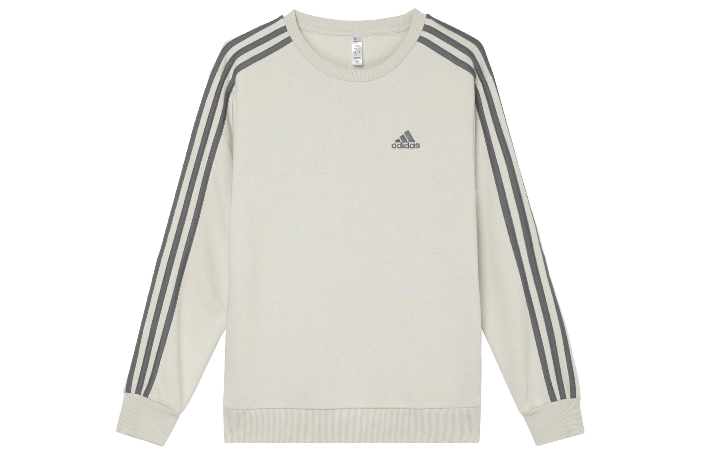 Adidas Thickened And Fleece Lined Casual Sports Crew Neck Sweatshirt Women s Bauxite Brown IY1705 M