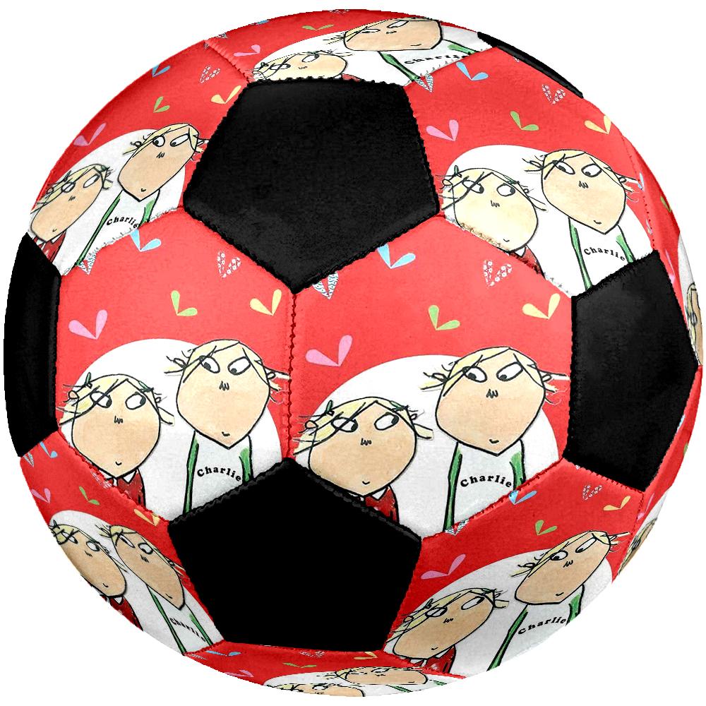 Charlie and Lola Theme Size 5 Soccer Ball, Suitable for Both Indoor and Outdoor Matches, a Gift Suitable for Everyone.