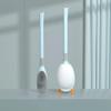 Diving Duck Wall-Mounted Silicone Toilet Brush - Multifunctional, Punch-Free, No Dead Angle Cleaning