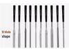 Diamond-Coated Assorted Woodworking and Metal Files Set: Flat, Half-Round, Triangular Shaping Tools