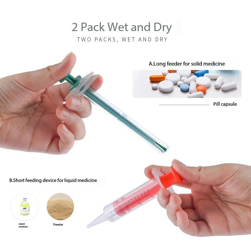 Cat Dog Pill Shooter Medicine Liquid Feeding Dispenser Pet Silicone Soft Tip Pet Tablet Pill Feeder for Puppy Kitten
