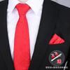 Gift Box Four-Piece Set] Business Tie Scarf Men'S Wedding Dress Korean Version Blue-Red 8Cm Wedding Groom'S Tie
