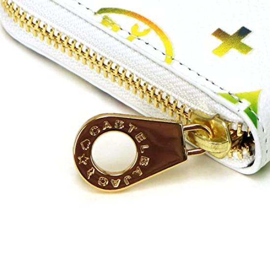 Castelbajac Round Zip Long Wallet with Coin Purse, Germain, 063615, Black