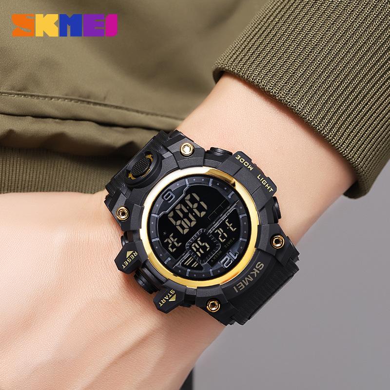 Men's Electronic Watch Multi-functional Luminous Waterproof Sports Electronic Watch Student Youth Watch