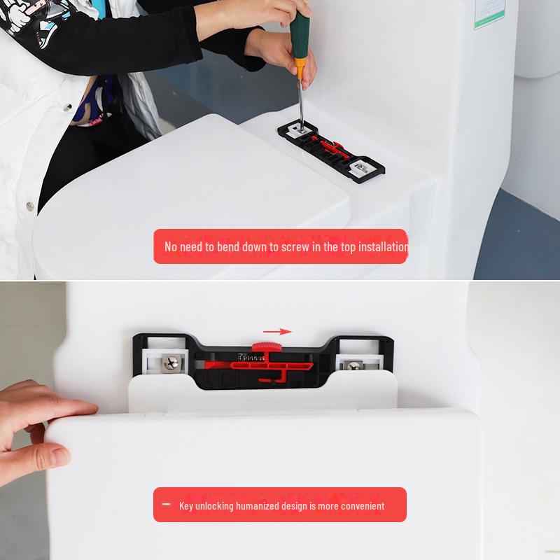 Pogrubiona Wolnoopadająca Pokrywa Siedziska Toaletowego UVO do Gospodarstwa Domowego