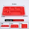 Commercial Melamine Divided Serving Tray