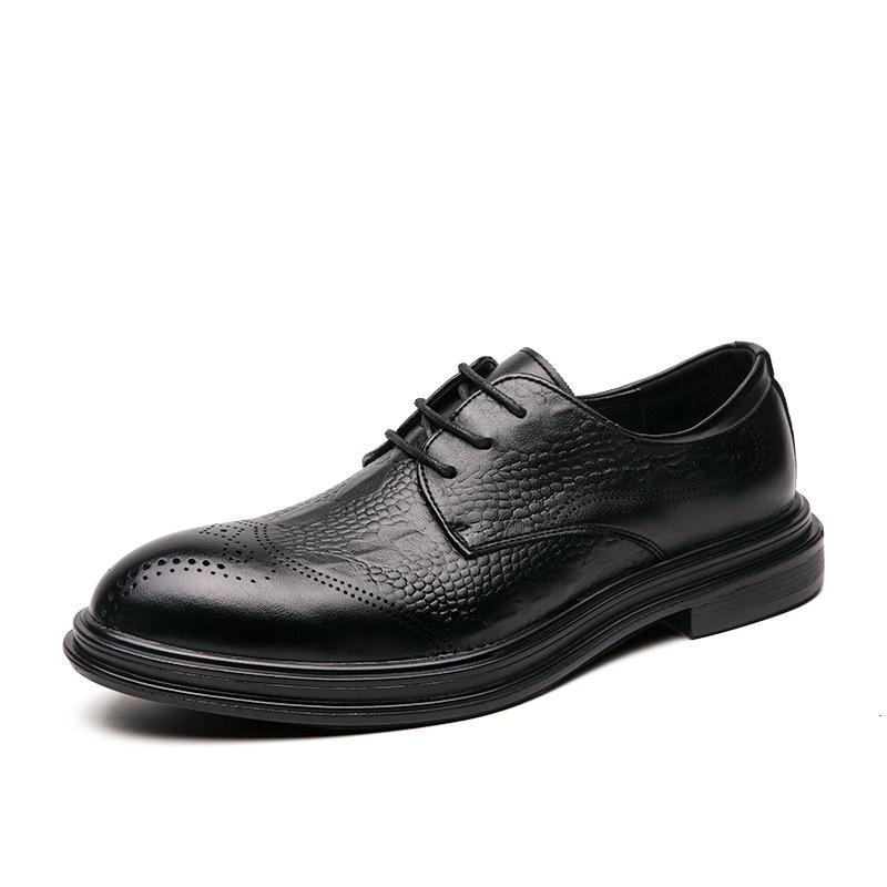 Large size leather shoes business autumn men's leather shoes size 37 formal men's shoes casual shoes men's