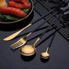 30pcs Dinnerware Set Stainless Steel Tableware Knife Fork Spoon Flatware Set Knife Fork Spoon Tea Spoon Silverware Cutlery Set
