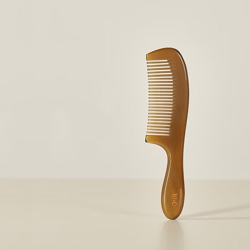 Chuxin Natural Ox Horn Long Handle Comb