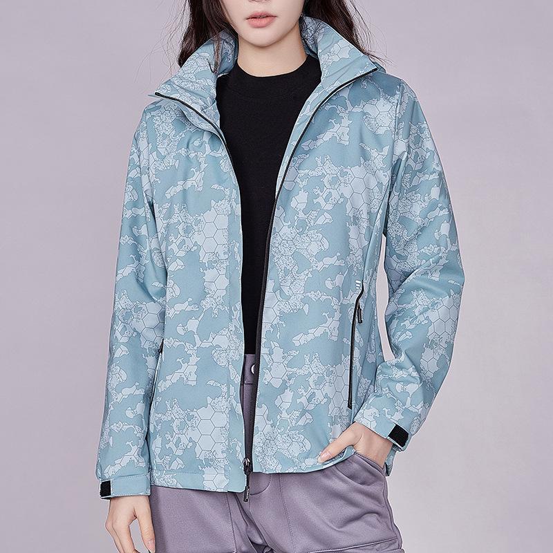 Camouflage-Windbreaker für Paare: Dünne winddichte Jacke für Damen und Herren, Frühling/Herbst 2025