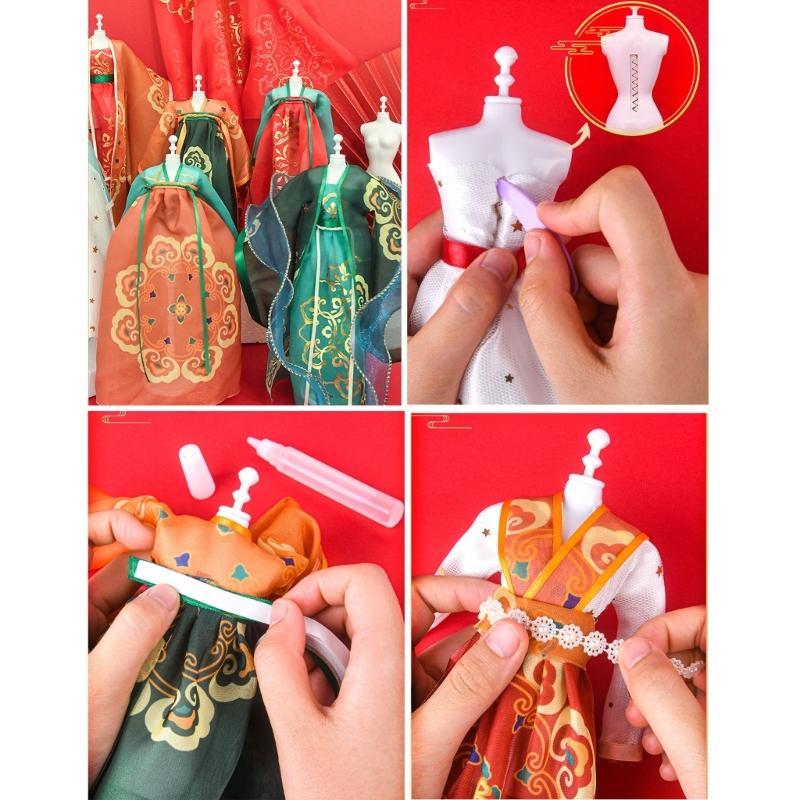Doll Display Holder Dress Clothes Mannequin Hollow Model Hanger Stand Rack Holder For Dolls Girls Gown Doll Accessories