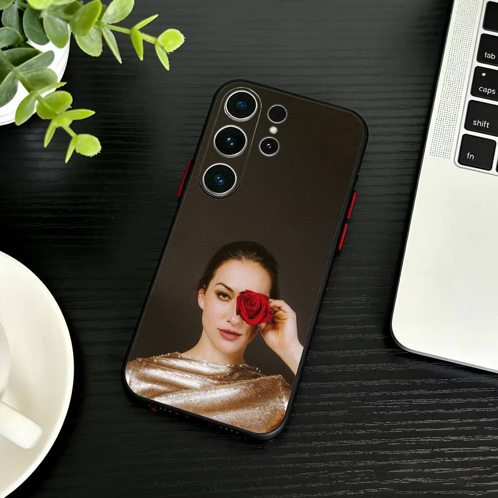 Miss Germany D-JasminSchmid Phone Case For Samsung S26,S25,S24,S23,S22,S30,S21,Ultra,Plus,FE 5G Black Soft Cover