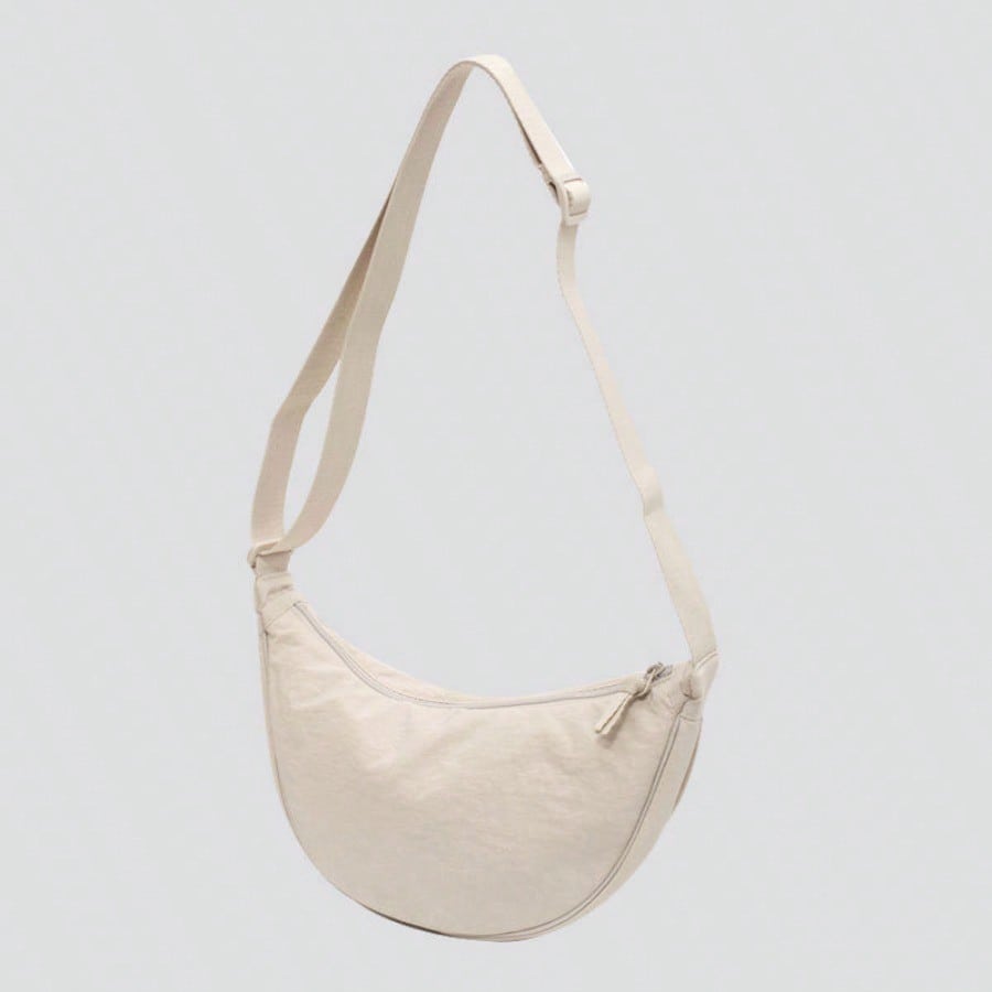 Sac bandoulière léger en nylon pour femme, Sac à bandoulière décontracté polyvalent pour étudiant, Sac à bandoulière unique pour voyage en extérieur Beige multicolore