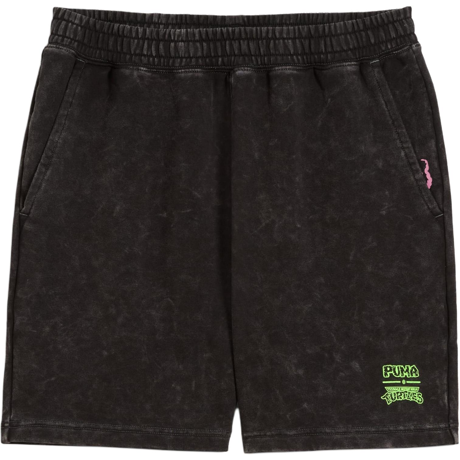 

Puma Letter Logo Mid Waist Loose Fit Five Point Casual Shorts Men shorts Black 63010101 XS