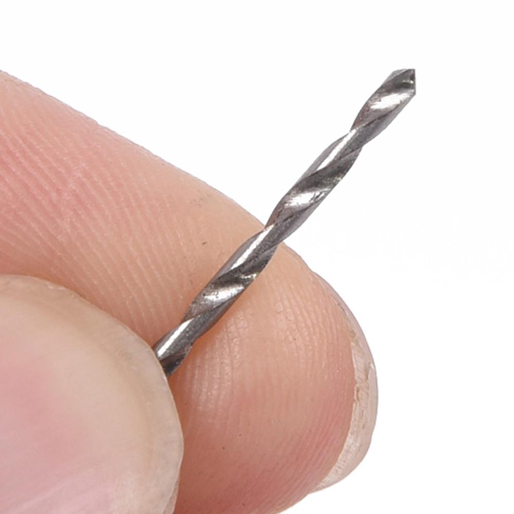 30 buc Burghie Mici HSS Coadă Dreaptă pentru Găurire Plastic Lemn 0.6-2.0mm