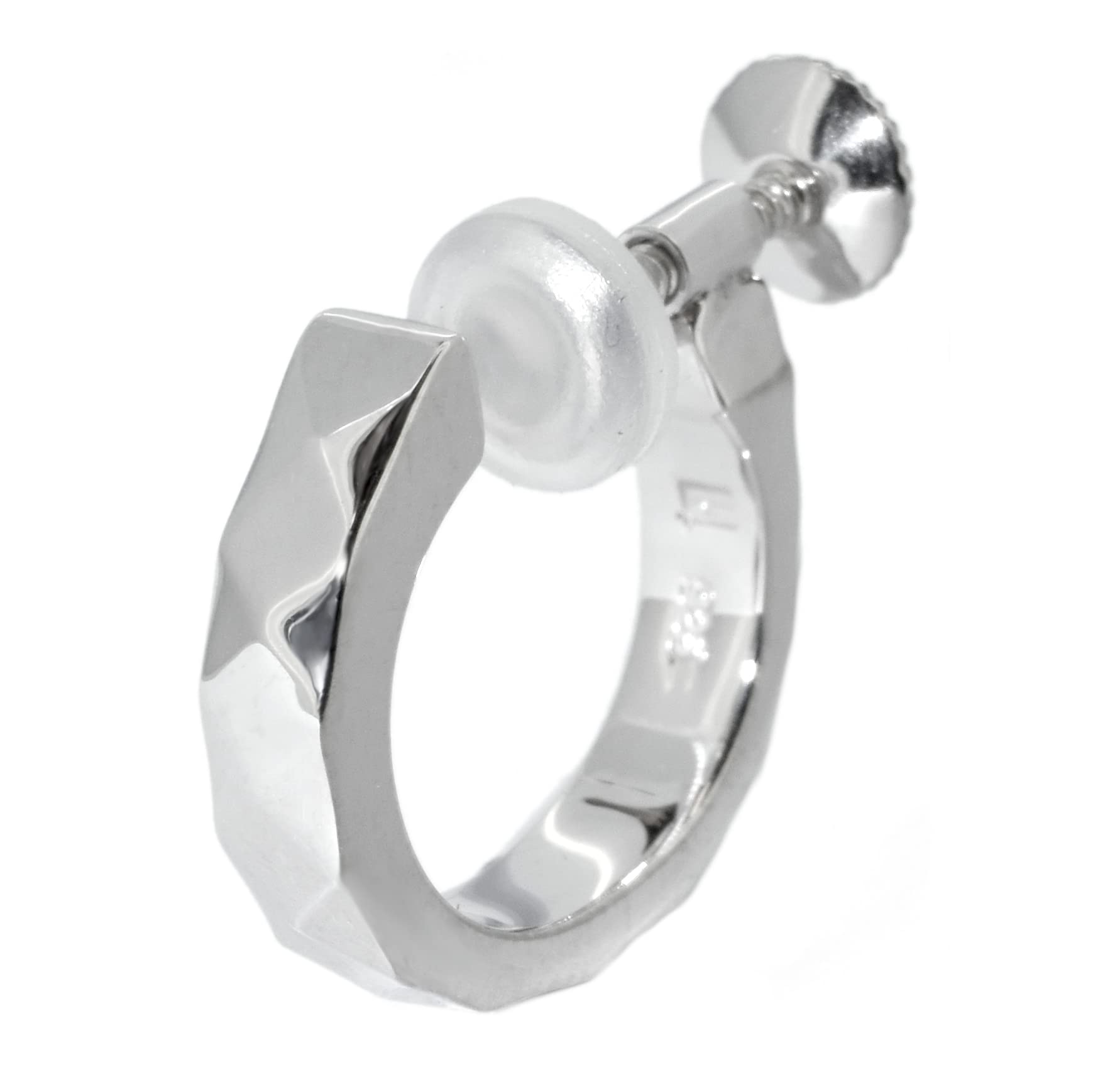 

LION HEART Серьги для Серебро Серебро Одиночные Прямые Продажи Мужчины, Серьги, Огранка, 925, Ухо, Без прокола,