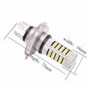 2 x Car Pure White H4 9003 Hi/Lo Beam Headlight DRL Fog Lamp Driving Light Bulbs