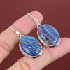 Rainbow Calsilica Earring Original Gemstone Jewelry 925 Sterling Silver Earring Handmade Earrings Gifts For Women Very Pretty Silver Jewelry