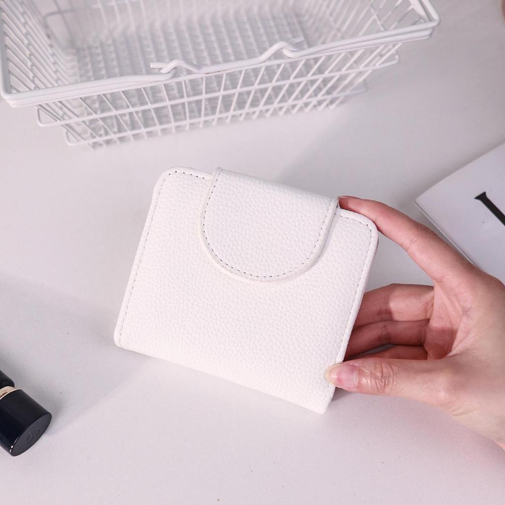 Korean-Style Women's Minimalist Wallet, Dopamine Color, Multi-Card Large Capacity Holder
