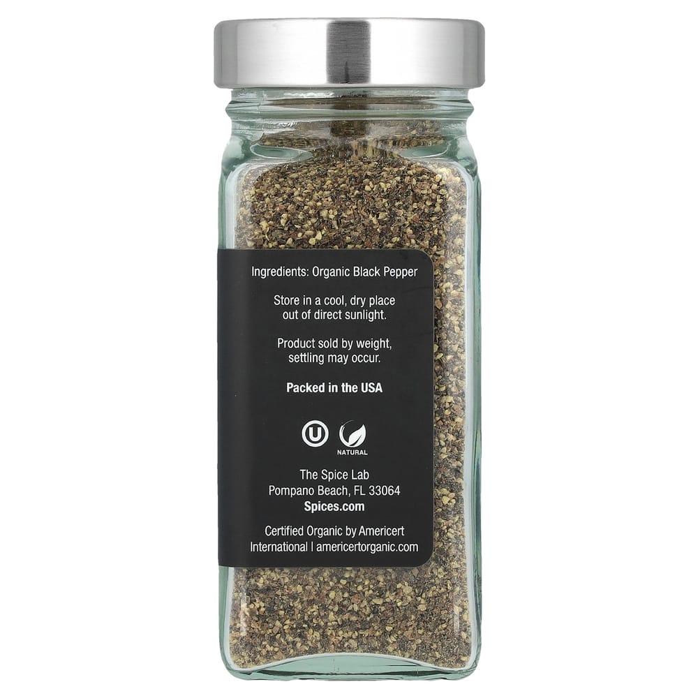 The Spice Lab Ground Black Pepper, 62g (2.2oz)