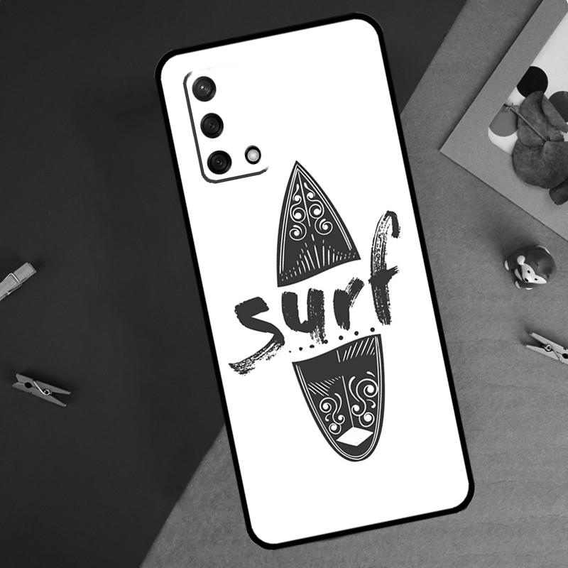 Surfing Wave For Oppo A40 A60 A80 A74 A94 A54 A18 A38 A58 A78 A98 A16 A76 A96 A15 A57S A17 A77 Phone Case
