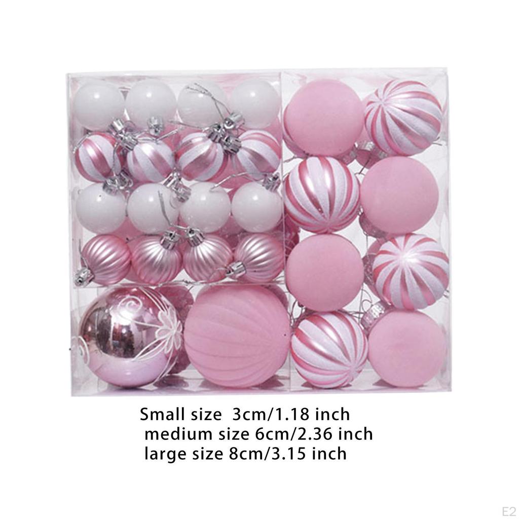 46 Count Christmas Hanging Balls for Indoor Festivities And Celebrations