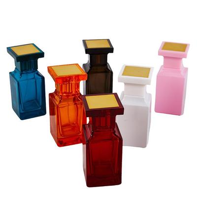 Disponibil în mai multe culori Flacon dozator de parfum Premium 1 flacon de sticlă cu capacitate de 50 ml Flacon pulverizator de parfum