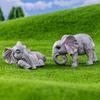 Creative Miniature Animal Elephant Cute Decoration Resin Bonsai Doll Fairy Tale Garden Decoration Desktop Small Ornaments