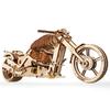 Ugears Motorcycle 70051 Wooden Puzzle Craft Model - No Glue or Tools Required - Adult/Male Vehicle