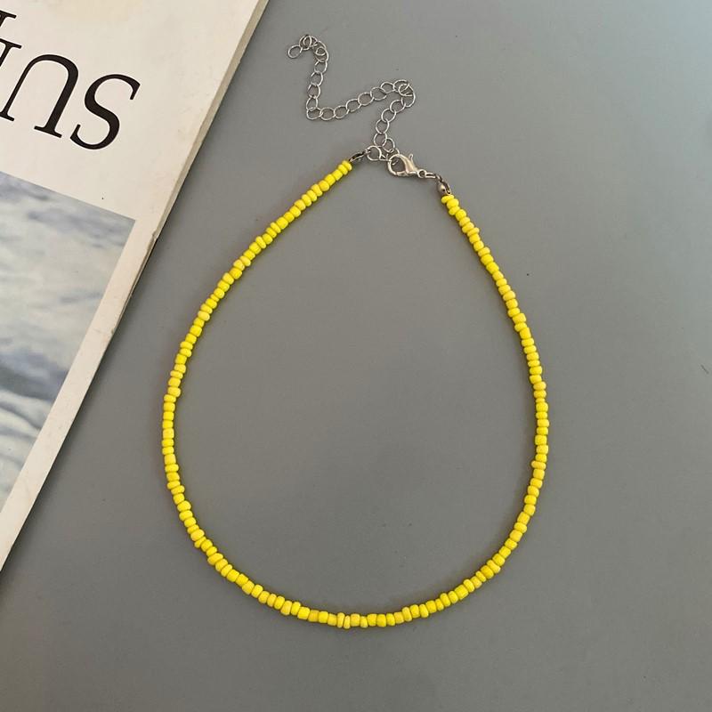 New Seed Beads Bohemia Choker Chain Fashion Charm Collar Colorful Handmade Colar Collar Necklace Jewelry Femme