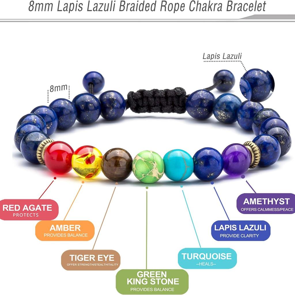 Chakra Bracelet, Reiki Infused, Energy Bracelet, Gemstone & Crystal Healing Jewelry, Perfect Reiki Gift