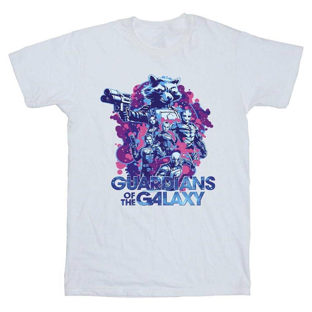 Guardians Of The Galaxy Volume 3 Girls Character Poses Cotton T-Shirt