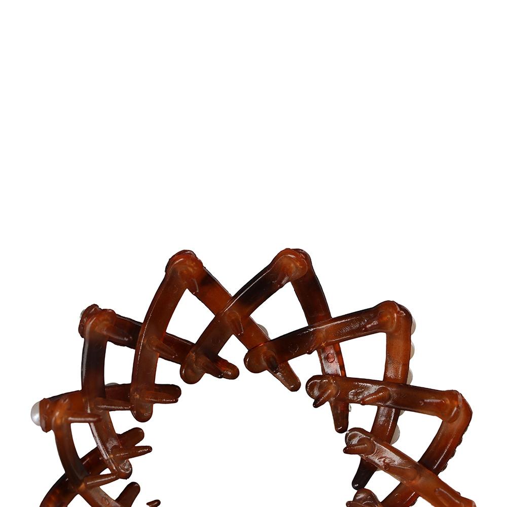 Clip Hair Fixed Women Ponytail Buckle Pearl Hair Ring Korean Style Hair Claw Bird Nest Bun Maker