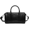 Jordan 3L Perforated Travel Bag With Embroidered Logo Adjustable Detachable Shoulder Strap Synthetic Leather Unisex Travel Bag Black IR8411-010